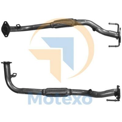 Mitsubishi MR188801 Exhaust Pipe - Vehicle-specific part Mitsubishi MR188801 Exhaust Pipe - Vehicle-specific part