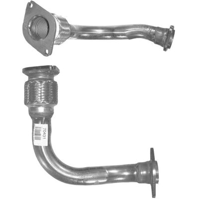 BM Catalysts Abgasrohr für Renault Megane - BM70431 BM Catalysts Abgasrohr für Renault Megane - BM70431
