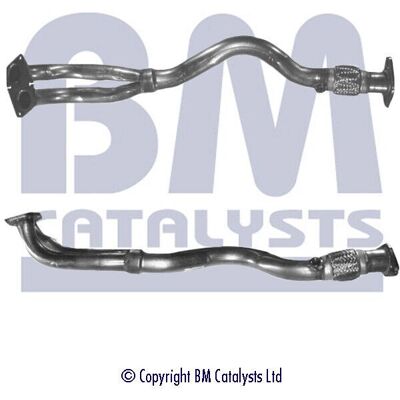Alfa Romeo AV0486 Exhaust Pipe - Vehicle-specific, 865mm, No registration Alfa Romeo AV0486 Exhaust Pipe - Vehicle-specific, 865mm, No registration