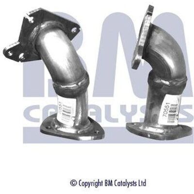 BM Catalysts Wcd000220 Front Exhaust Pipe - Exhaust Pipe BM Catalysts Wcd000220 Front Exhaust Pipe - Exhaust Pipe
