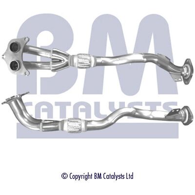BM - BM70605 - Front - Toyota Corolla - Exhaust pipe BM - BM70605 - Front - Toyota Corolla - Exhaust pipe