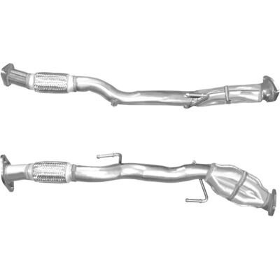 Audi A2 1.6 FSI Exhaust Pipe - Vehicle-specific part Audi A2 1.6 FSI Exhaust Pipe - Vehicle-specific part