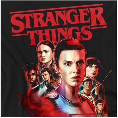Netflix Hawkins Heroes T-Shirt - Black - M - T-Shirt Netflix Hawkins Heroes T-Shirt - Black - M - T-Shirt