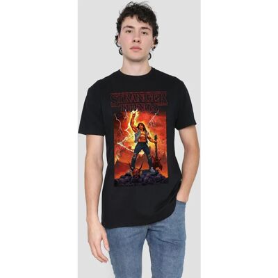 Netflix Collection Eddie Munson Black S T-Shirt Netflix Collection Eddie Munson Black S T-Shirt