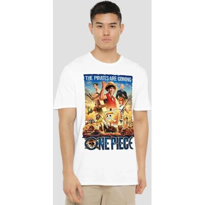 Netflix Pirates Are Coming T-Shirt White L - T-Shirt Netflix Pirates Are Coming T-Shirt White L - T-Shirt