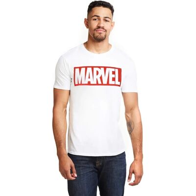 Marvel Core Logo Baumwoll-T-Shirt - Weiß - T-Shirt Marvel Core Logo Baumwoll-T-Shirt - Weiß - T-Shirt