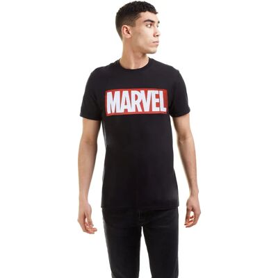 Czarna bawełniana koszulka Marvel - Koszulka Czarna bawełniana koszulka Marvel - Koszulka