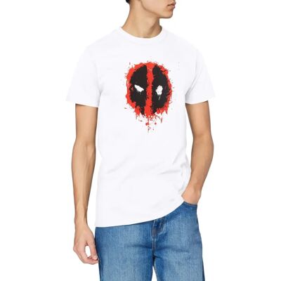 Marvel Vit Bomull Logo T-shirt Marvel Vit Bomull Logo T-shirt
