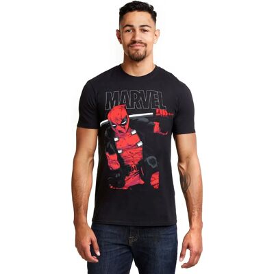 Maglietta Marvel Nera M Spada - T-shirt Maglietta Marvel Nera M Spada - T-shirt