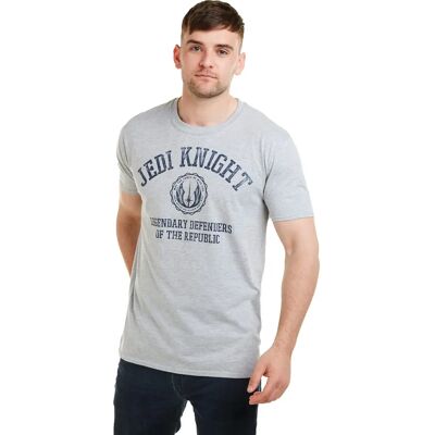 Star Wars Jedi Knight Collegiate Cotton T-shirt grey S Male - T-shirt Star Wars Jedi Knight Collegiate Cotton T-shirt grey S Male - T-shirt