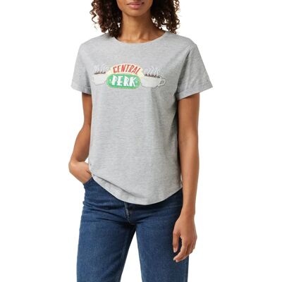 Friends Central Perk Womens Grey T-Shirt - Size Medium Friends Central Perk Womens Grey T-Shirt - Size Medium
