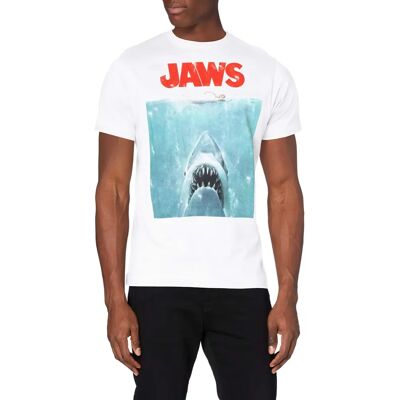 Vintage Club Jaws Movie Poster White 2XL T-Shirt Vintage Club Jaws Movie Poster White 2XL T-Shirt