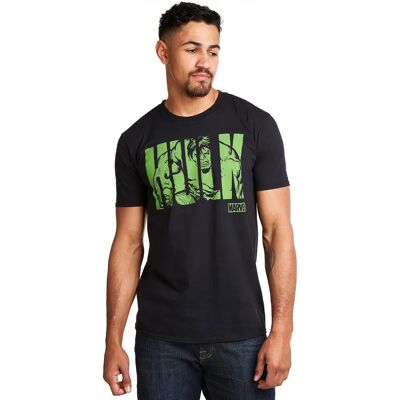 Marvel Hulk Text Cotton T-shirt - Casual Marvel Fan Apparel Marvel Hulk Text Cotton T-shirt - Casual Marvel Fan Apparel