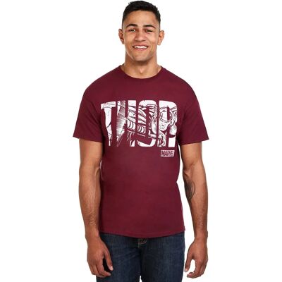 Marvel Thor Model M Red Cotton T-shirt - T-shirt Marvel Thor Model M Red Cotton T-shirt - T-shirt