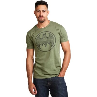 DC Comics Batman 3D Cotton T-shirt - Dark Green - L DC Comics Batman 3D Cotton T-shirt - Dark Green - L