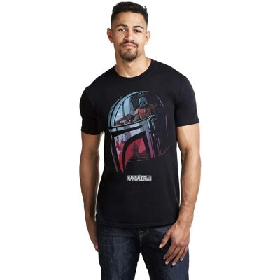 Star Wars Mandalorian Casco Camiseta de Algodón - Camiseta Star Wars Mandalorian Casco Camiseta de Algodón - Camiseta