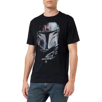 Camiseta de Algodón Shadows de Star Wars Mandalorian - M - Hombre Camiseta de Algodón Shadows de Star Wars Mandalorian - M - Hombre