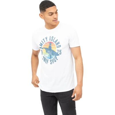 Vintage Club Amity White T-Shirt - Men - Jaws - Classic Vintage Club Amity White T-Shirt - Men - Jaws - Classic