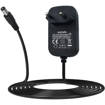 Alimentation 9V MyVolts - Compatible avec Brother G/G1 - Publicité Alimentation 9V MyVolts - Compatible avec Brother G/G1 - Publicité