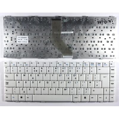 Advent 9915W White UK Layout Replacement Laptop Keyboard Advent 9915W White UK Layout Replacement Laptop Keyboard