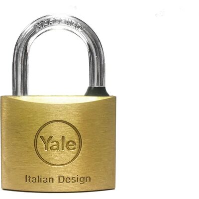 Fecho Yale de 50mm - Corpo de latão e arco de aço Fecho Yale de 50mm - Corpo de latão e arco de aço