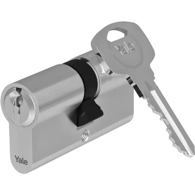 Yale YE 05522727001 - Europrofile Double Cylinder 500 Plus, Satin Nickel Yale YE 05522727001 - Europrofile Double Cylinder 500 Plus, Satin Nickel
