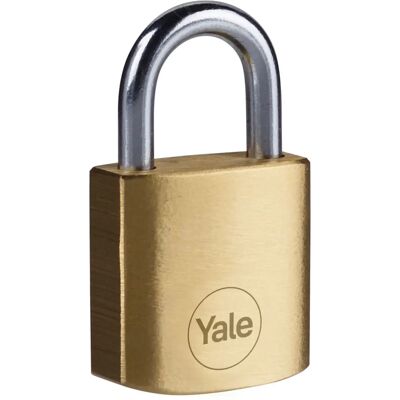 Yale Y110B/25/113/1 Cadenas en laiton - Verrou intérieur pour casier - Publicité Yale Y110B/25/113/1 Cadenas en laiton - Verrou intérieur pour casier - Publicité