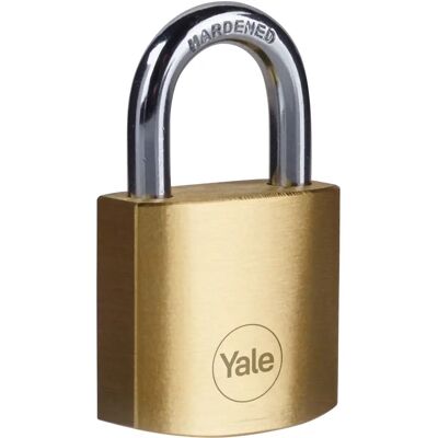 Yale Serrure à cadenas en laiton Y110B/30/115/1 - Laiton - Serrure - Cadenas - Publicité Yale Serrure à cadenas en laiton Y110B/30/115/1 - Laiton - Serrure - Cadenas - Publicité