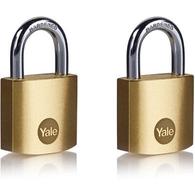 Yale Y110B/30/115/2 Χαλκού κλειδαριές, σετ των 2 Yale Y110B/30/115/2 Χαλκού κλειδαριές, σετ των 2