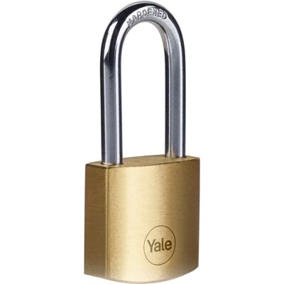 Yale Brass Padlock - Model Y110B/40/140/1 - Indoor/Outdoor Security Lock Yale Brass Padlock - Model Y110B/40/140/1 - Indoor/Outdoor Security Lock