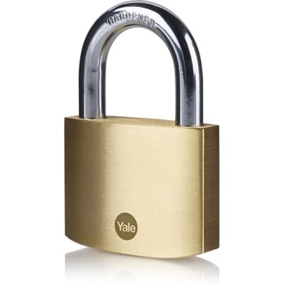 Cadenas Yale Y110B/60/132/1 en laiton - Sécurité intérieure - 3 clés - Publicité Cadenas Yale Y110B/60/132/1 en laiton - Sécurité intérieure - 3 clés - Publicité