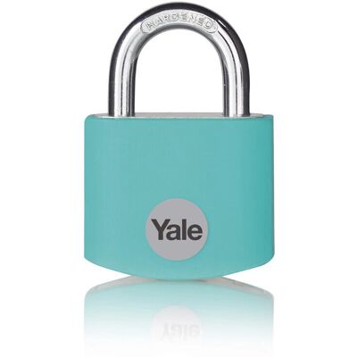 Yale - YE3B/38/119/1/TE - Teal - 38mm - Padlock Yale - YE3B/38/119/1/TE - Teal - 38mm - Padlock