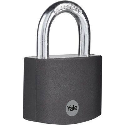 Yale Lock - YE3B/50/126/1/BK - Black Padlock Yale Lock - YE3B/50/126/1/BK - Black Padlock
