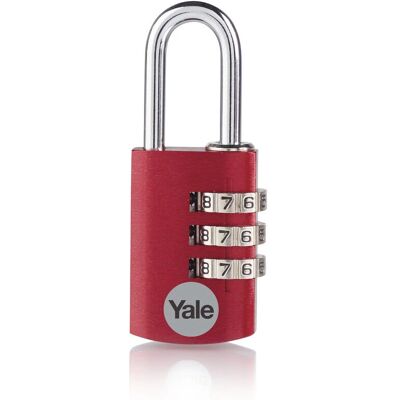 Yale YE3CB/28/126/2/CO - 2-Piece Traditional Red Padlock - Padlock Yale YE3CB/28/126/2/CO - 2-Piece Traditional Red Padlock - Padlock