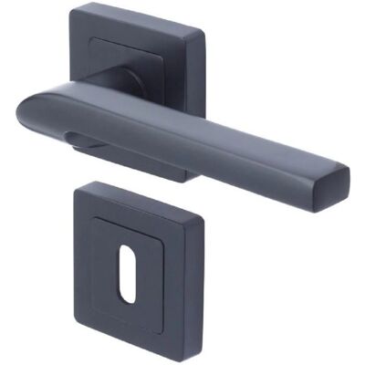 Yale Sienna 7-inch Square Door Handle - With Key Yale Sienna 7-inch Square Door Handle - With Key