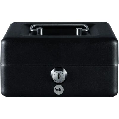 Yale Safe Box 250x180x90mm Black Secure Organize Yale Safe Box 250x180x90mm Black Secure Organize