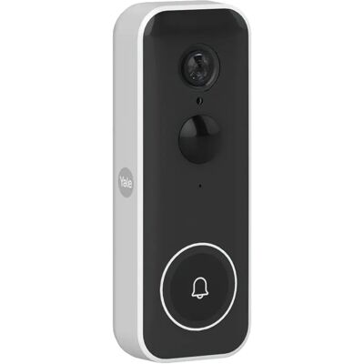 Yale Sonnette Video Intelligente - Noir, Blanc Yale Sonnette Video Intelligente - Noir, Blanc