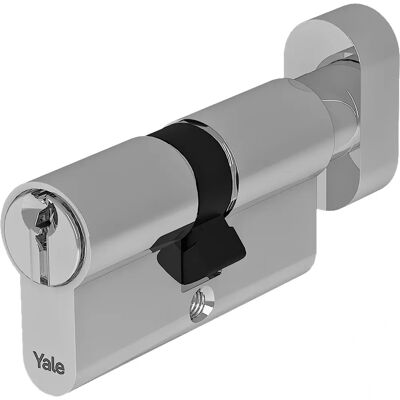Yale Y500 Cylinder z mosiądzu niklowanego - 3 klucze Yale Y500 Cylinder z mosiądzu niklowanego - 3 klucze