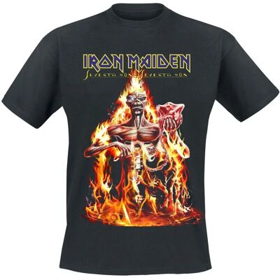 Iron Maiden Seventh Son Black T-shirt - Rock Off Iron Maiden Seventh Son Black T-shirt - Rock Off