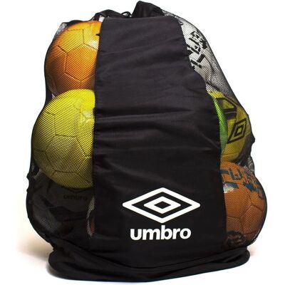 Sac à Ballon Umbro - Capacité 10 Balles - Nylon/Polyester Résistant - Publicité Sac à Ballon Umbro - Capacité 10 Balles - Nylon/Polyester Résistant - Publicité