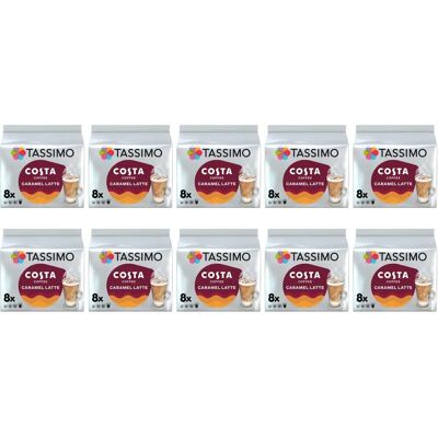 Tassimo - Costa Caramel Latte - Caramel - Latte - Coffee Pods Tassimo - Costa Caramel Latte - Caramel - Latte - Coffee Pods