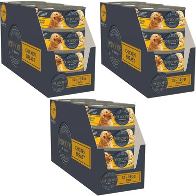 ENCORE - Chicken Breast with Rice - 12x156g - Dog Food ENCORE - Chicken Breast with Rice - 12x156g - Dog Food
