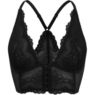 Gossard Gossard Superboost Lace Deep V Bralette - Black - Supportive & Stylish Gossard Gossard Superboost Lace Deep V Bralette - Black - Supportive & Stylish