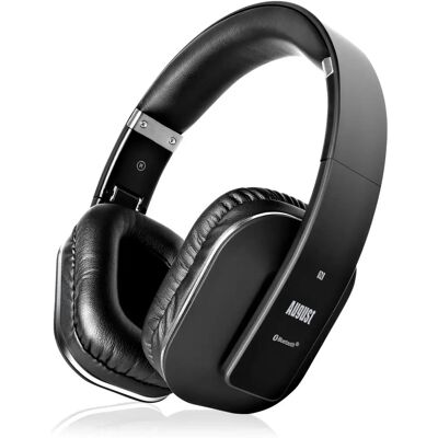 August EP650 Casque Bluetooth - NOIR - Publicité August EP650 Casque Bluetooth - NOIR - Publicité