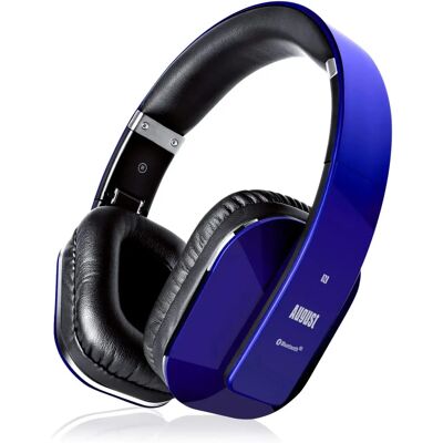 Casque sans fil August EP650L - ANC, Bleu - Publicité Casque sans fil August EP650L - ANC, Bleu - Publicité