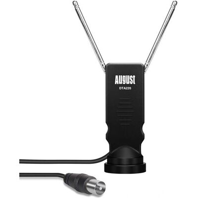 August DTA220 - Antenne TV Freeview télescopique et portable - Publicité August DTA220 - Antenne TV Freeview télescopique et portable - Publicité