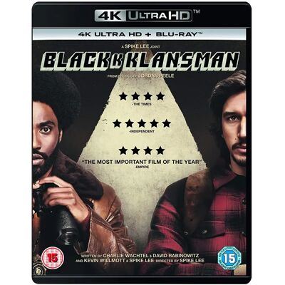 Universal Pictures BlackkKlansman Adam Driver Region 2 - 2 Discs Blu-ray Universal Pictures BlackkKlansman Adam Driver Region 2 - 2 Discs Blu-ray
