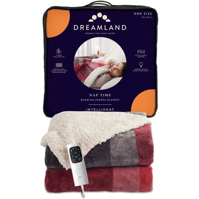 Dreamland Velvety Model - Heated Throw Blanket Dreamland Velvety Model - Heated Throw Blanket