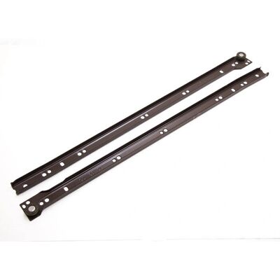 Guides de tiroir marron 500mm Pack de 50 paires - Coulisses de tiroir - Publicité Guides de tiroir marron 500mm Pack de 50 paires - Coulisses de tiroir - Publicité