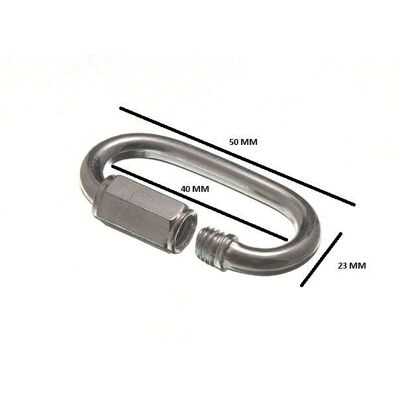 Brand - Model - Repair Shackle - 5mm Zinc Plated - Pack of 200 Brand - Model - Repair Shackle - 5mm Zinc Plated - Pack of 200